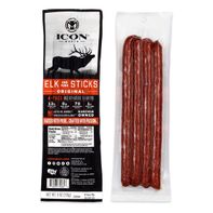 ICON Meats Elk & Pork Sticks - 4 oz - 4 pack - Ori...
️