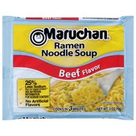 Maruchan Ramen Noodle Soup, Less Sodium Beef, 3 oz️ DestGlow