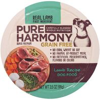Pure Harmony Grain Free Lamb Recipe Dog Food️
