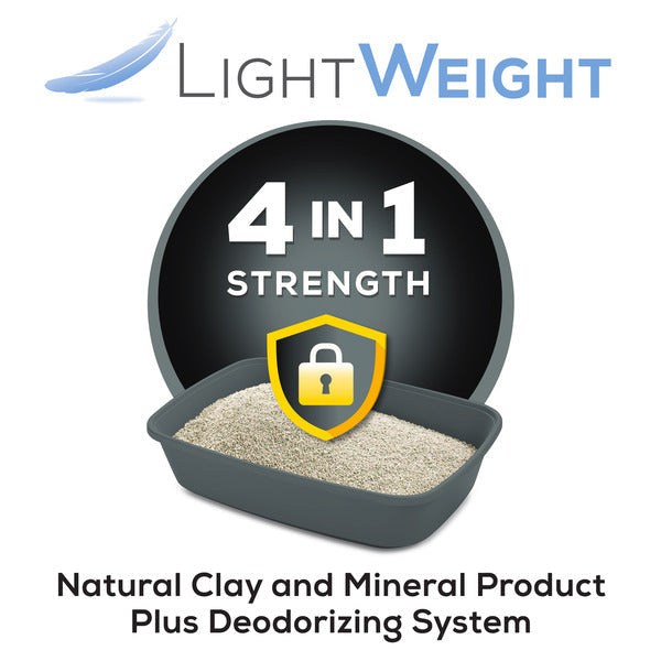 Purina Tidy Cats LightWeight 4 in 1 Strength Clumping Dust Free Cat Litter