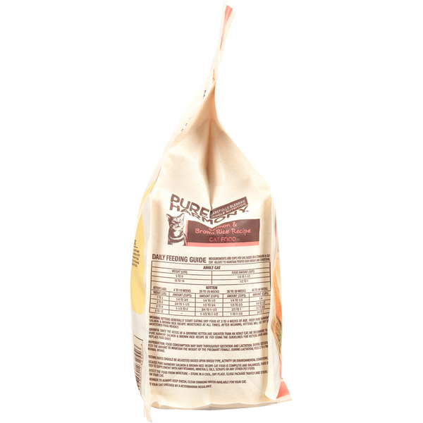Pure Harmony Cat Food, Super Premium, Salmon & Brown Rice Recipe