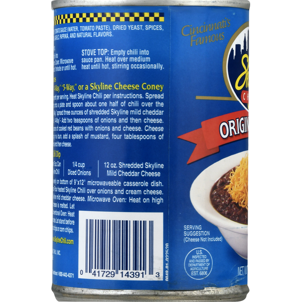 Skyline Chili Chili, Original
