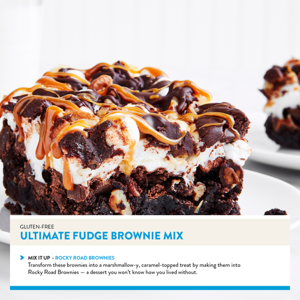 King Arthur Baking Company Gluten Free Fudge Brownie Mix, Non-GMO Project Verified, Certified Kosher DestGlow