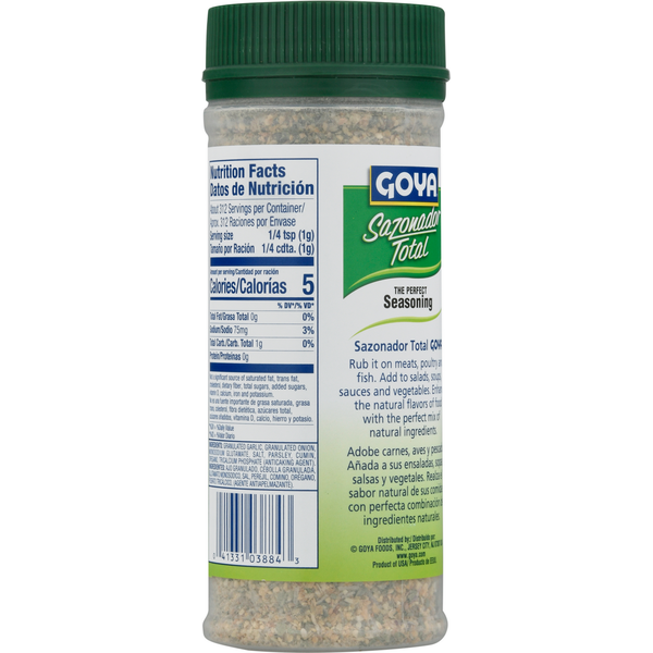 Goya Seasoning, The Perfect, Sazonador Total