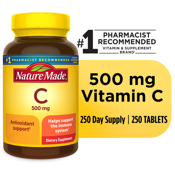 Nature Made Vitamin C 500 mg Tablets