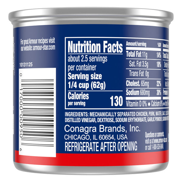 Armour Potted Meat Canned Meat