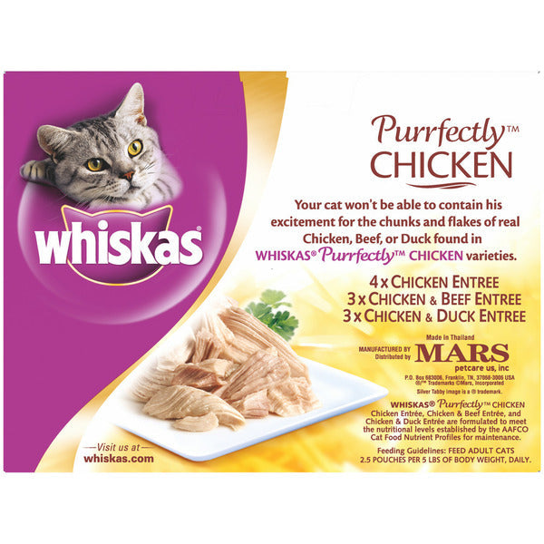 Whiskas Purrfectly Chicken Variety Pack