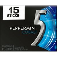 5 GUM Peppermint Cobalt Sugar Free Chewing Gum️