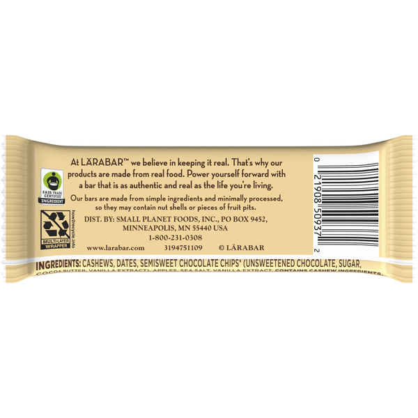 LÄRABAR Chocolate Chip Cookie Dough Fruit & Nut Bar