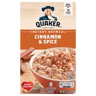 Quaker Instant Oatmeal, Cinnamon & Spice️