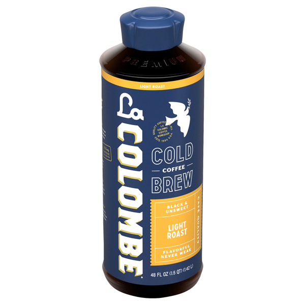 La Colombe Cold Brew Light Roast Black & Unsweet Coffee