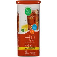 Food Club +H2O, Lemon Iced Tea Low Calorie Drink M...
️
