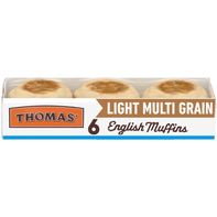 Thomas’ 6 count, Light Multi-Grain English Muffins️