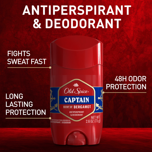 Old Spice Antiperspirant & Deodorant for men, Captain