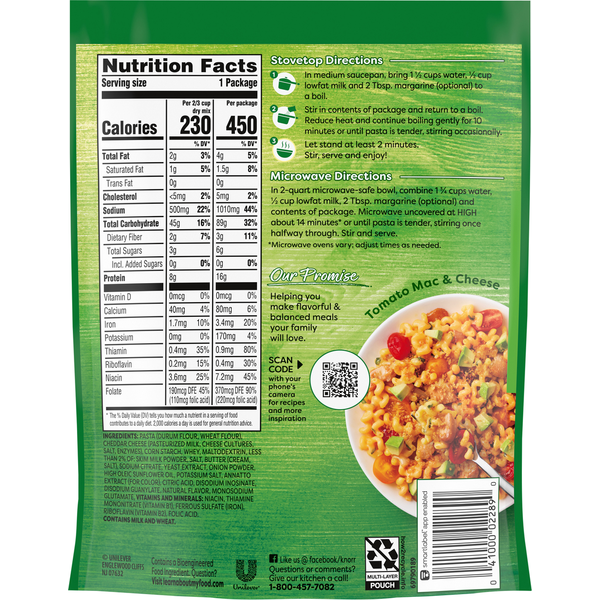 Knorr Pasta Sides Cheesy Cheddar Rotini