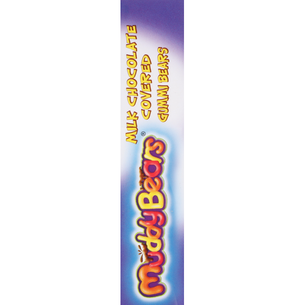 Muddy Bears Gummi Bears, Milk Chocolate Covered, Apple/Pineapple/Strawberry