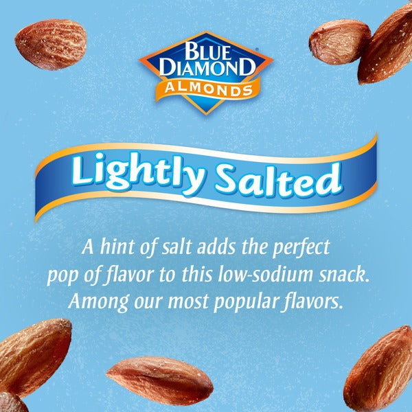 Blue Diamond Almonds, Lightly Salted - Low Sodium