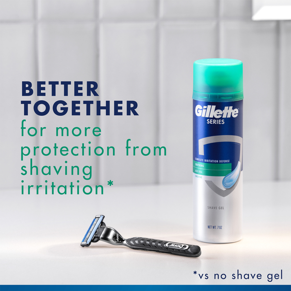 Gillette Series Soothing Shave Gel for men with Aloe Vera