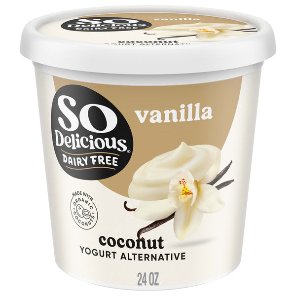 So Delicious Dairy Free Coconut Milk Vanilla Yogurt Alternative DestGlow
