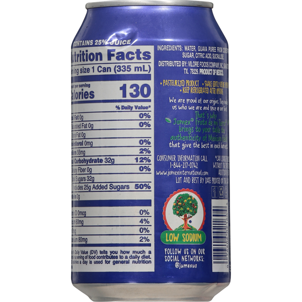 Jumex Nectar, from Concentrate, Guava