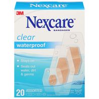 Nexcare Bandages, Clear, Waterproof️