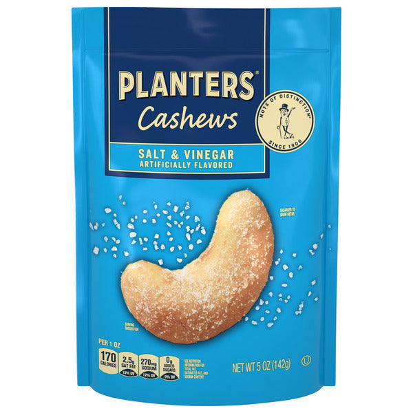 Planters Cashew Salt & Vinegar 5oz. Bag, 5 OZ