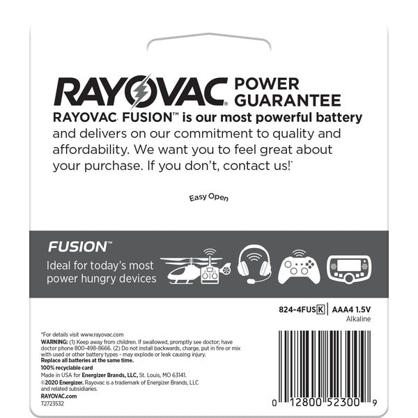 RAYOVAC AAA Batteries, Triple A Alkaline Batteries