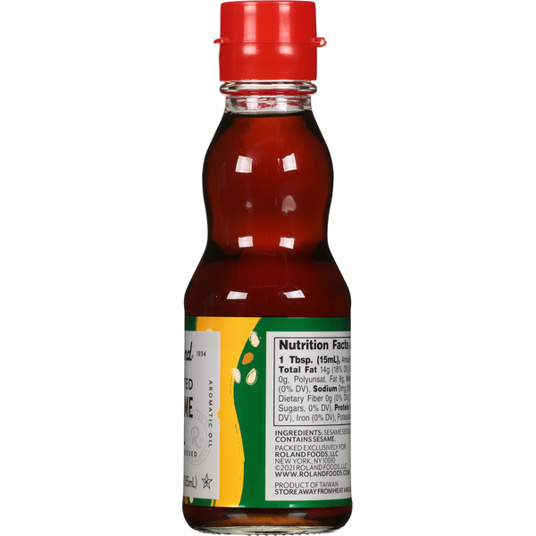 Roland Foods Sesame Oil, Toasted, Expeller Pressed