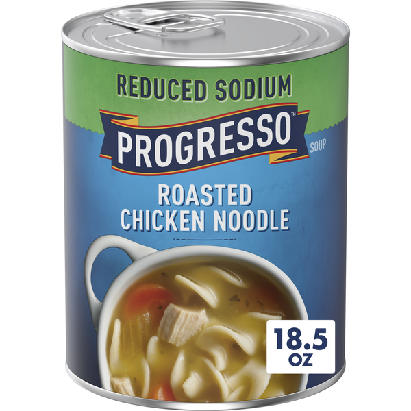 Progresso Reduced Sodium Canned Roasted Chicken Noodle Soup