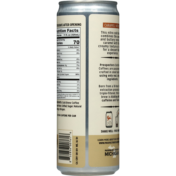 Prospectors Cold Brew Nitro Caramel Coffee