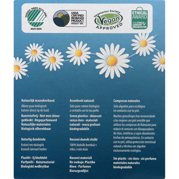 Natracare Pads, Ultra, Regular, Organic