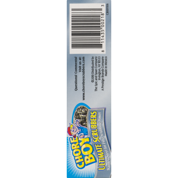 Chore Boy Ultimate Scrubbers Stainless Steel