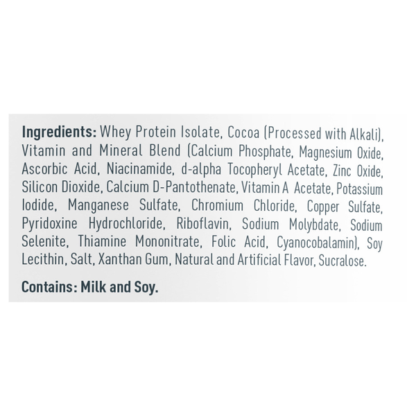 Isopure Dutch Chocolate Protein Powder Drink Mix