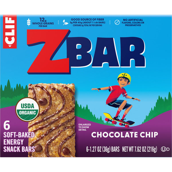 ZBAR ZBAR Chocolate Chip Soft-Baked Energy Snack Bars