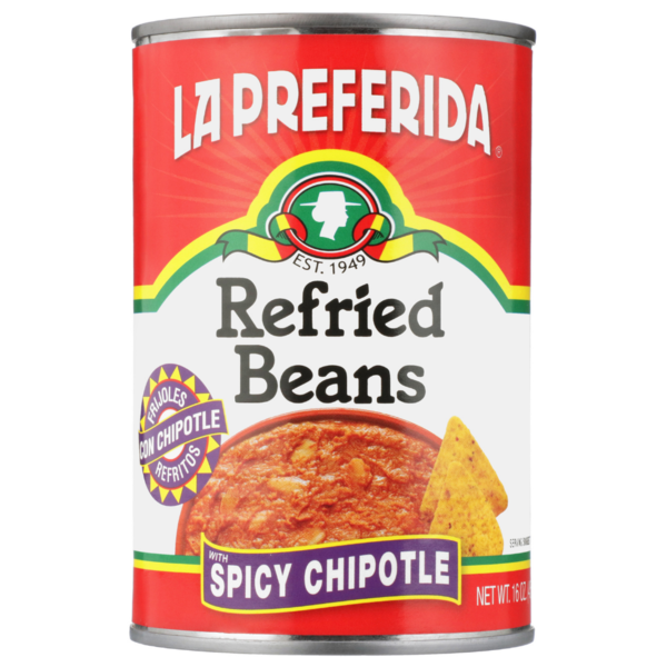 La Preferida Refried Beans with Spicy Chipotle