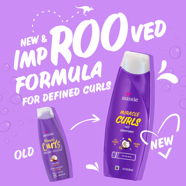 Aussie Miracle Curls Conditioner For Curly Hair