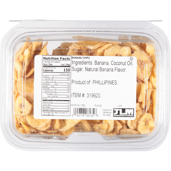 JLM Manufacturing Banana Chips