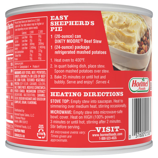 DINTY MOORE Beef Stew, 20 OZ