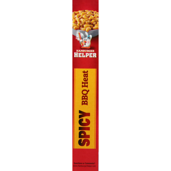Hamburger Helper Hot Spicy BBQ Heat Pasta & Cheese Sauce Mix