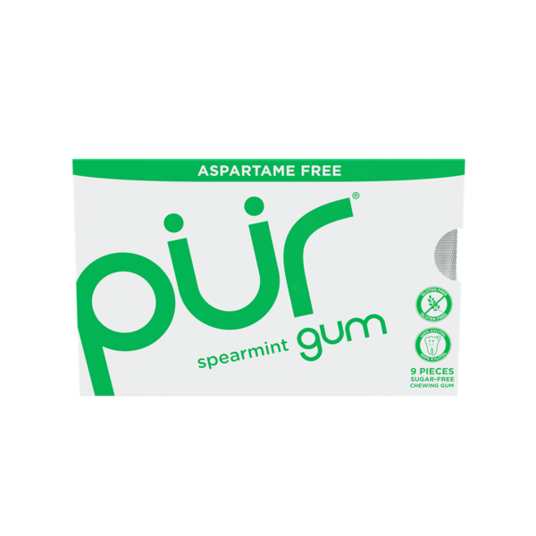 PÜR Spearmint, Aspartame Free, 100% Xylitol, Natural Flavored Gum