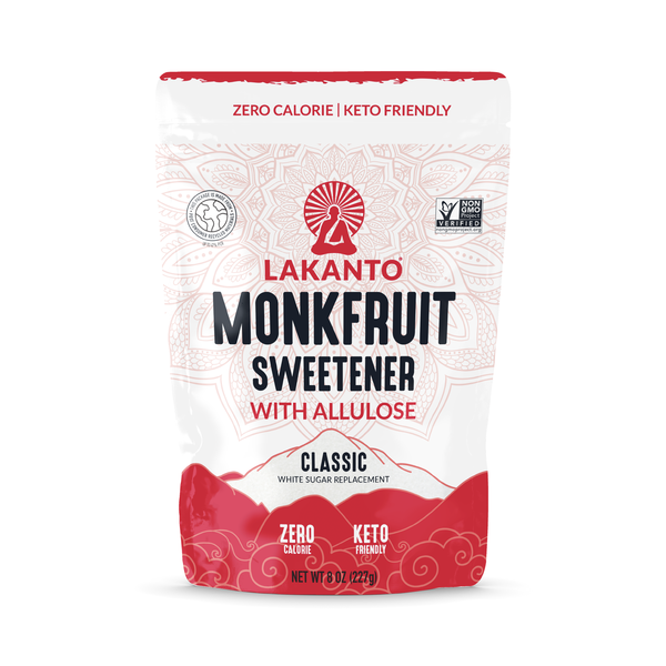 Lakanto Classic Monk Fruit Sweetener with Allulose, White Sugar