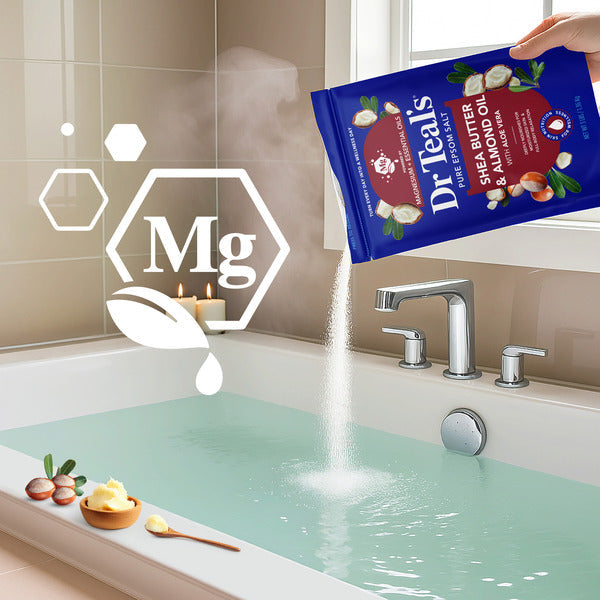 Dr Teal’s Pure Epsom Salt Soak, with Shea Butter & Almond Oil