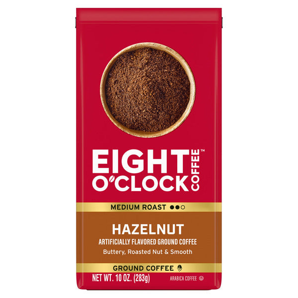 Eight O’Clock Medium Roast Hazelnut Ground Arabica Coffee