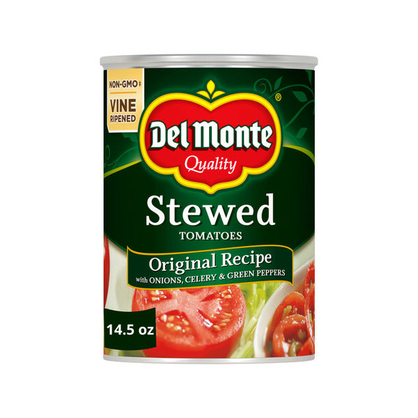 Del Monte Original Recipe Stewed Tomatoes with Onions, Celery & Green Peppers