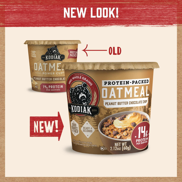 Kodiak Peanut Butter Chocolate Chip Oatmeal in a Cup