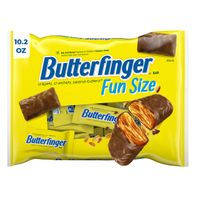 Butterfinger Fun Size Candy Bars, Crispety Crunchety Peanut-Buttery, Individually Wrapped, 10.2 oz Bag