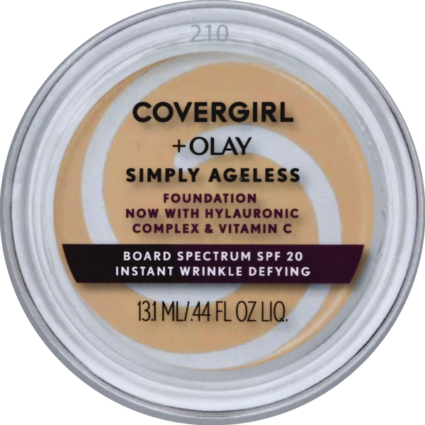COVERGIRL Simply Ageless Instant Wrinkle Defying Foundation, Classic Ivory, Female Cosmetics