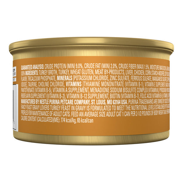 Purina Fancy Feast Gravy Lovers Turkey Feast Grilled Gourmet Cat Food in Wet Cat Food Gravy DestGlow