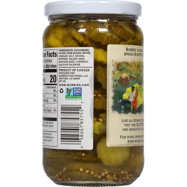 Bubbies Snacking Pickle, Bread & Butter Chips