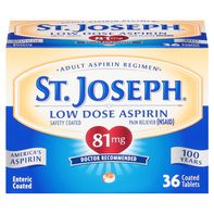 St. Joseph Low Dose Aspirin Coated Tablets️
